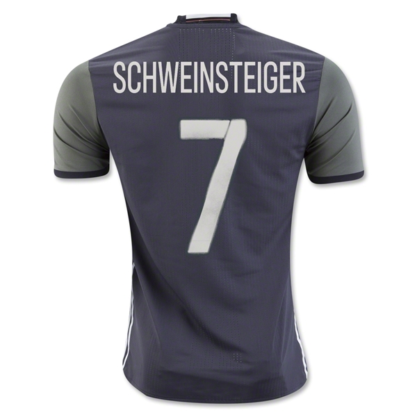 CAMISETA ALEMANIA 2016 SCHWEINSTEIGER Authentic SEGUNDA EQUIPACIÓN