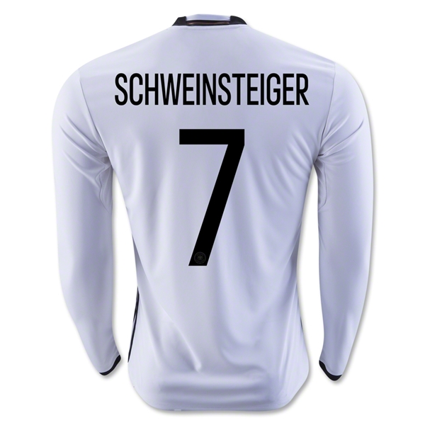 CAMISETA ALEMANIA 2016 SCHWEINSTEIGER LS PRIMERA EQUIPACIÓN