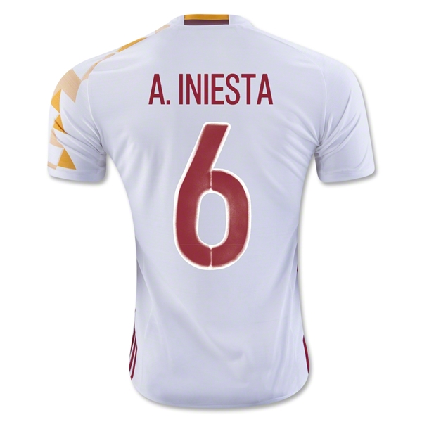 CAMISETA España 2016 A. INIESTA SEGUNDA EQUIPACIÓN