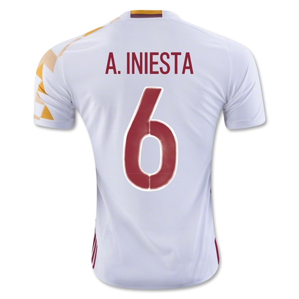 CAMISETA España 2016 A. INIESTA SEGUNDA EQUIPACIÓN