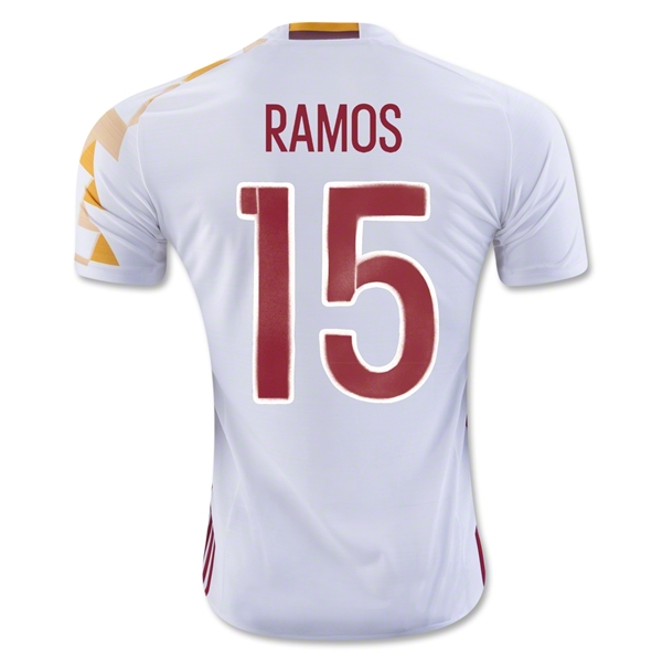 CAMISETA España 2016 RAMOS SEGUNDA EQUIPACIÓN