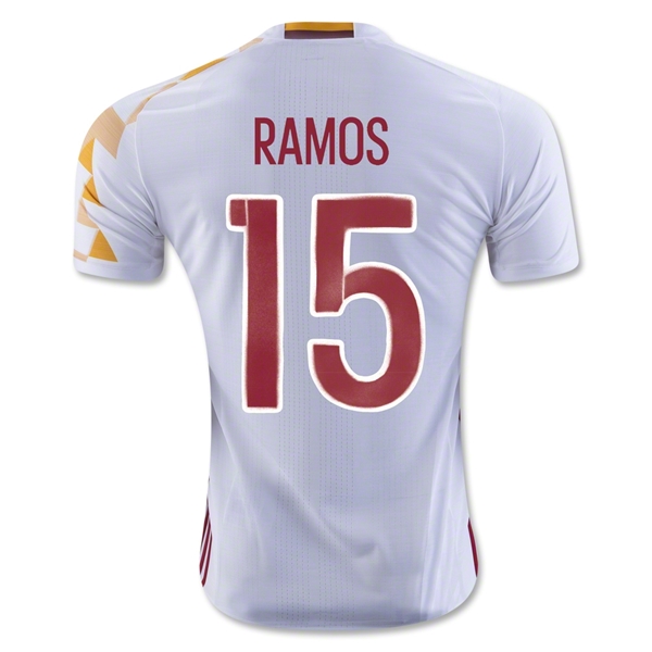 CAMISETA España 2016 RAMOS Authentic SEGUNDA EQUIPACIÓN