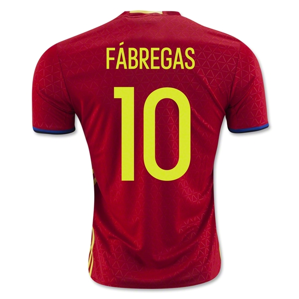 CAMISETA España 2016 FABREGAS PRIMERA EQUIPACIÓN