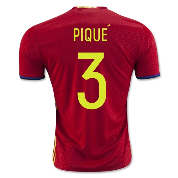 CAMISETA España 2016 PIQUE PRIMERA EQUIPACIÓN