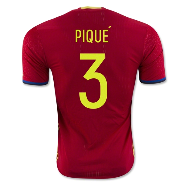 CAMISETA España 2016 PIQUE Authentic PRIMERA EQUIPACIÓN