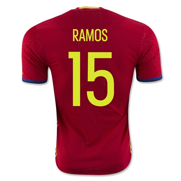 CAMISETA España 2016 RAMOS Authentic PRIMERA EQUIPACIÓN