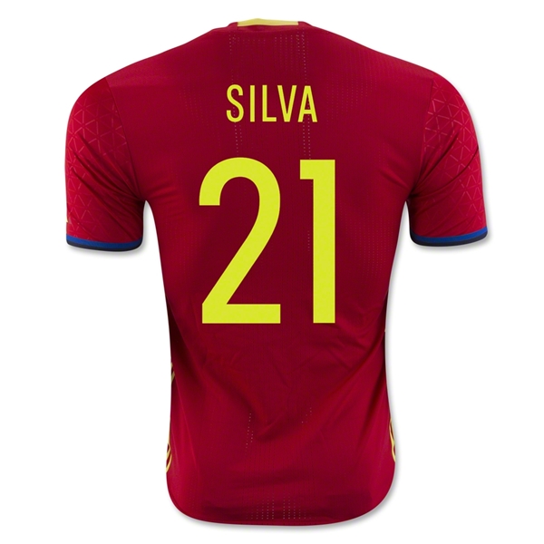 CAMISETA España 2015 SILVA Authentic PRIMERA EQUIPACIÓN