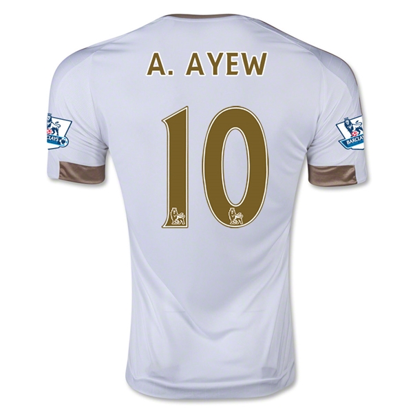 CAMISETA Swansea City 15/16 A. AYEW PRIMERA EQUIPACIÓN