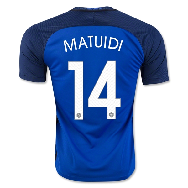 CAMISETA France 2016 MATUIDI PRIMERA EQUIPACIÓN