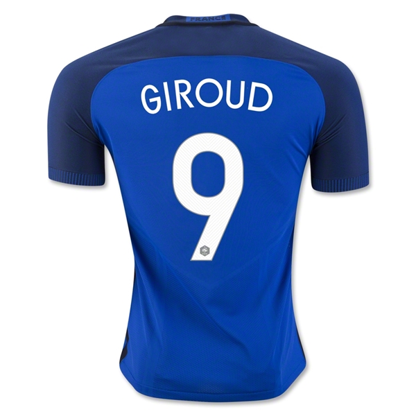 CAMISETA France 2016 GIROUD Authentic PRIMERA EQUIPACIÓN