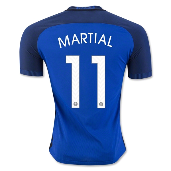 CAMISETA France 2016 MARTIAL Authentic PRIMERA EQUIPACIÓN