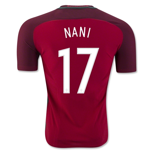 CAMISETA Portugal 2016 NANI Authentic PRIMERA EQUIPACIÓN