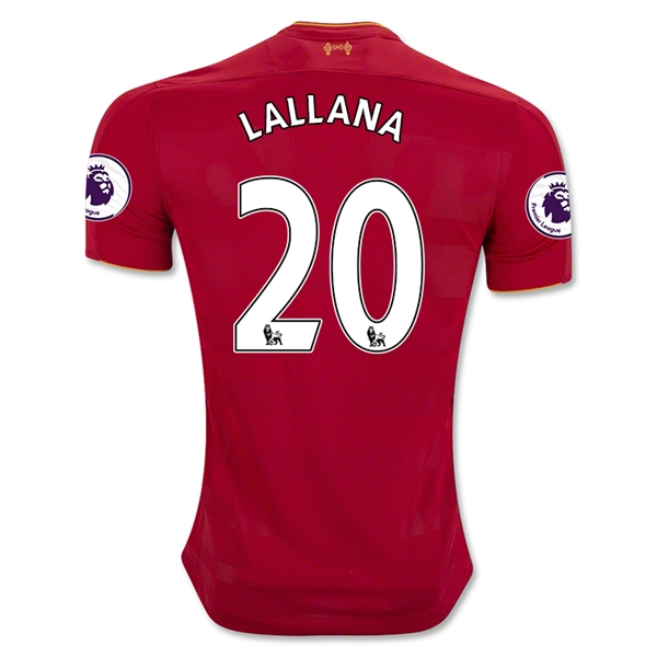 CAMISETA Liverpool 16/17 LALLANA PRIMERA EQUIPACIÓN