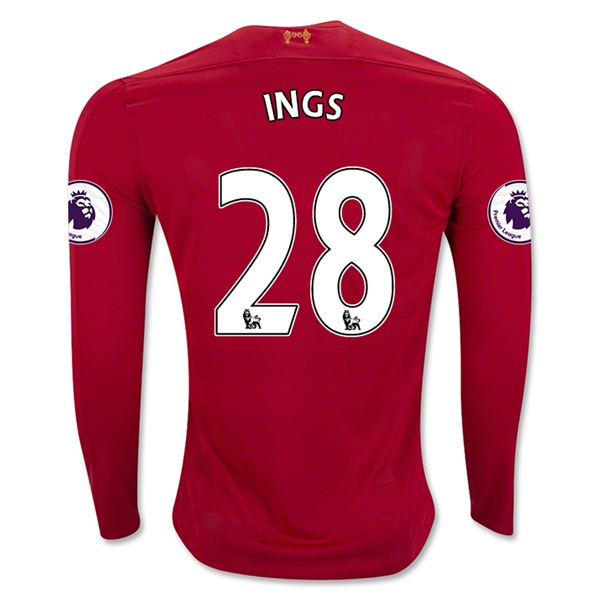 CAMISETA Liverpool 16/17 INGS LS PRIMERA EQUIPACIÓN