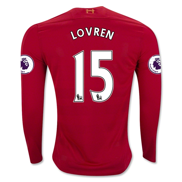 CAMISETA Liverpool 16/17 LOVREN LS PRIMERA EQUIPACIÓN