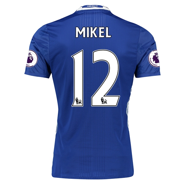 CAMISETA Chelsea 16/17 12 MIKEL Authentic PRIMERA EQUIPACIÓN