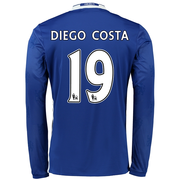 CAMISETA Chelsea 16/17 19 DIEGO COSTA LS PRIMERA EQUIPACIÓN