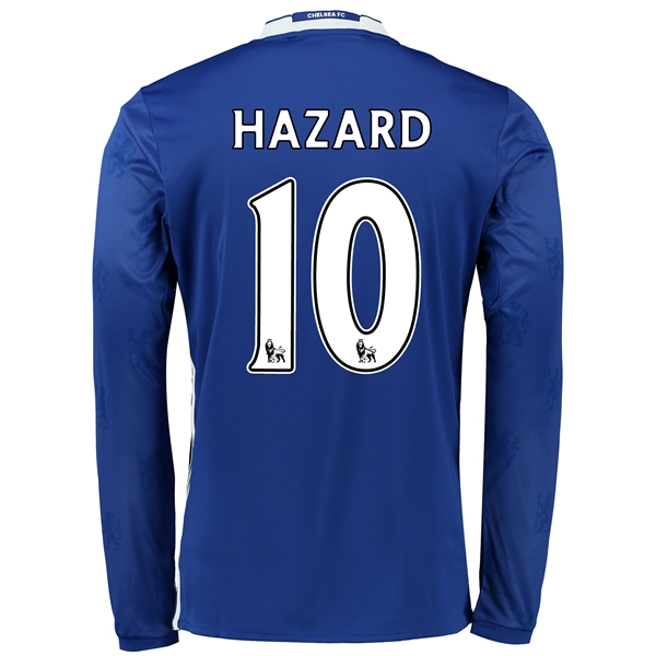 CAMISETA Chelsea 16/17 10 HAZARD LS PRIMERA EQUIPACIÓN