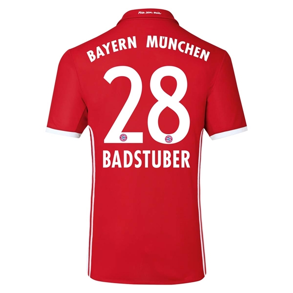 CAMISETA Bayern Munich 16/17 BADSTUBER Authentic PRIMERA EQUIPACIÓN