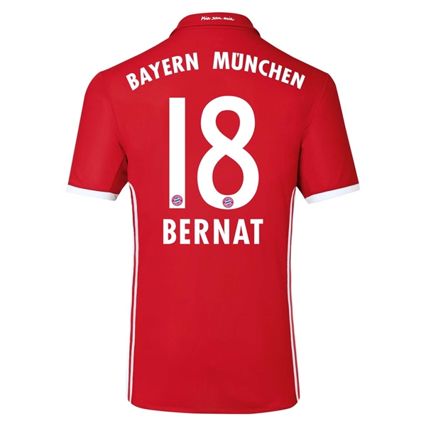 CAMISETA Bayern Munich 16/17 BERNAT Authentic PRIMERA EQUIPACIÓN