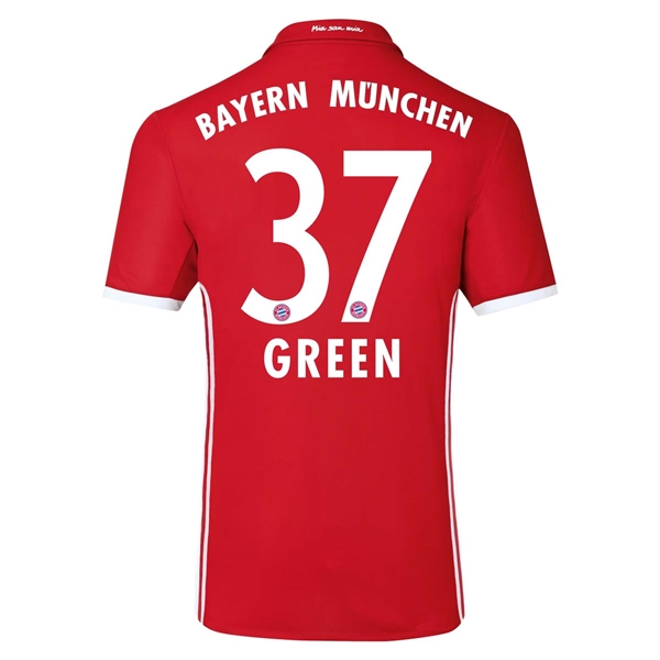 CAMISETA Bayern Munich 16/17 GREEN Authentic PRIMERA EQUIPACIÓN