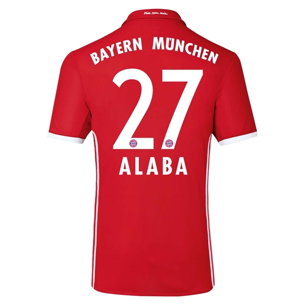 CAMISETA Bayern Munich 16/17 ALABA PRIMERA EQUIPACIÓN