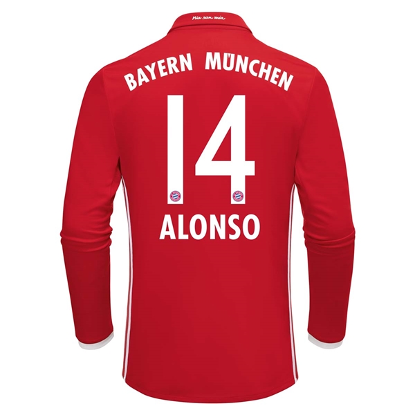 CAMISETA Bayern Munich 16/17 ALONSO LS PRIMERA EQUIPACIÓN