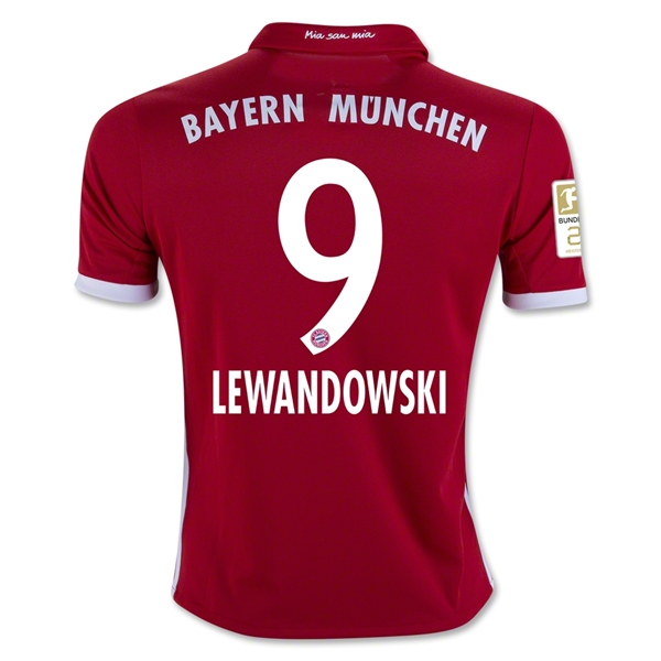 CAMISETA Bayern Munich 16/17 LEWANDOWSKI NIÑOS PRIMERA EQUIPACIÓN