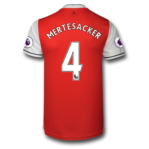 CAMISETA Arsenal 16/17 4 MERTESACKER Authentic PRIMERA EQUIPACIÓN