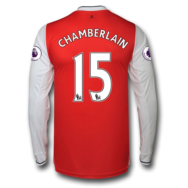 CAMISETA Arsenal 16/17 15 CHAMBERLAIN LS PRIMERA EQUIPACIÓN