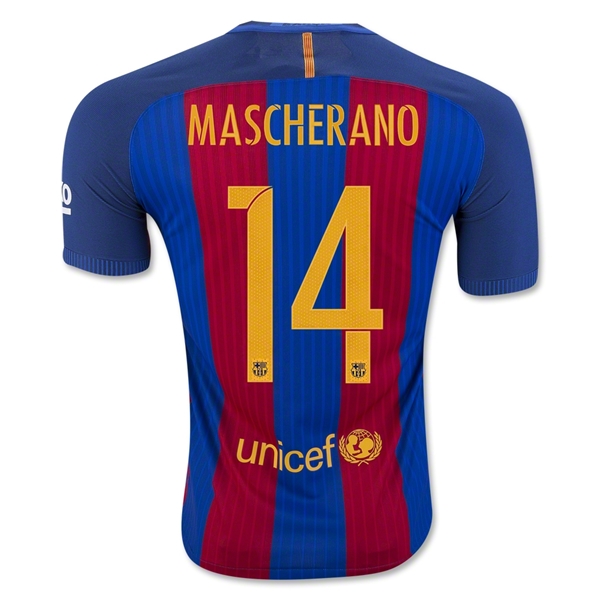 CAMISETA B-arcelona 16/17 MACSHERANO Authentic PRIMERA EQUIPACIÓN