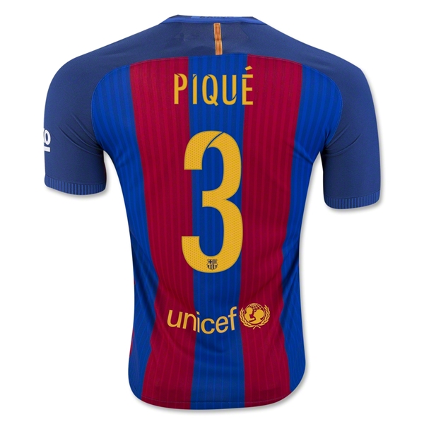 CAMISETA Barcelona 16/17 PIQUE Authentic PRIMERA EQUIPACIÓN