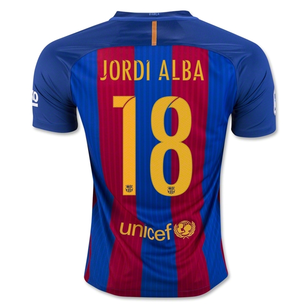 CAMISETA B-arcelona 16/17 JORDIA ALBA PRIMERA EQUIPACIÓN