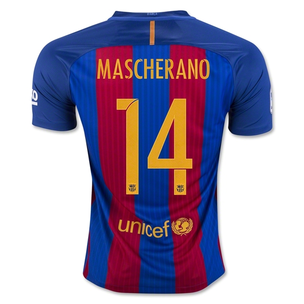 CAMISETA B-arcelona 16/17 MASCHERANO PRIMERA EQUIPACIÓN
