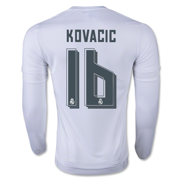 CAMISETA Real Madrid 15/16 Mateo Kovacic LS PRIMERA EQUIPACIÓN