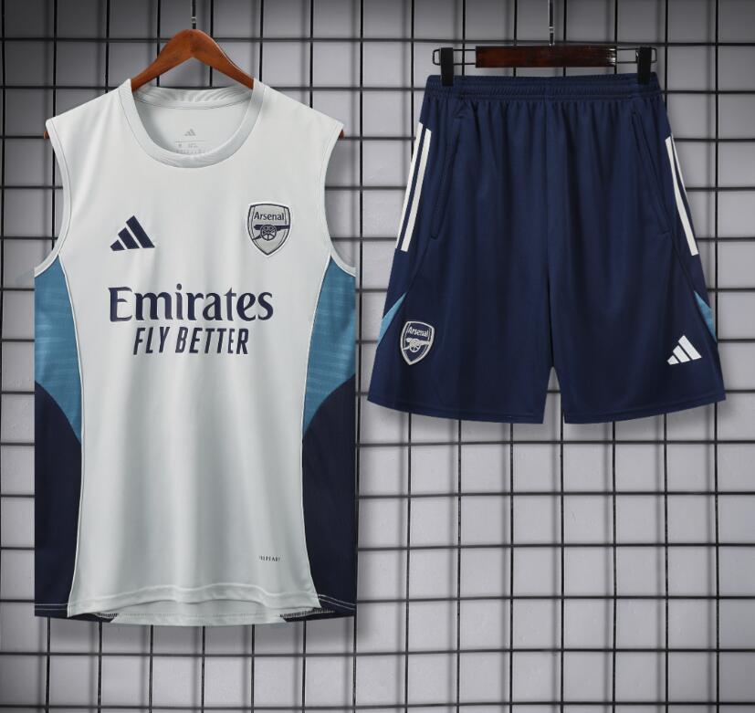 Conjunto Sin Mangas Arsenal Pre-Match 25/26 + pantalones cortos