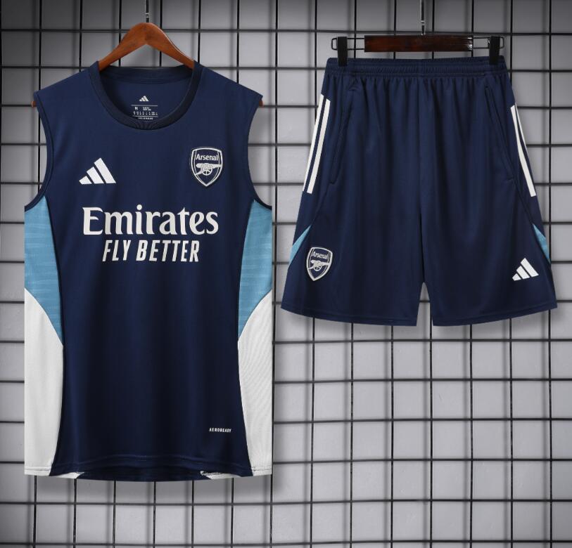 Conjunto Sin Mangas Arsenal PreMatch 25/26 + pantalones cortos
