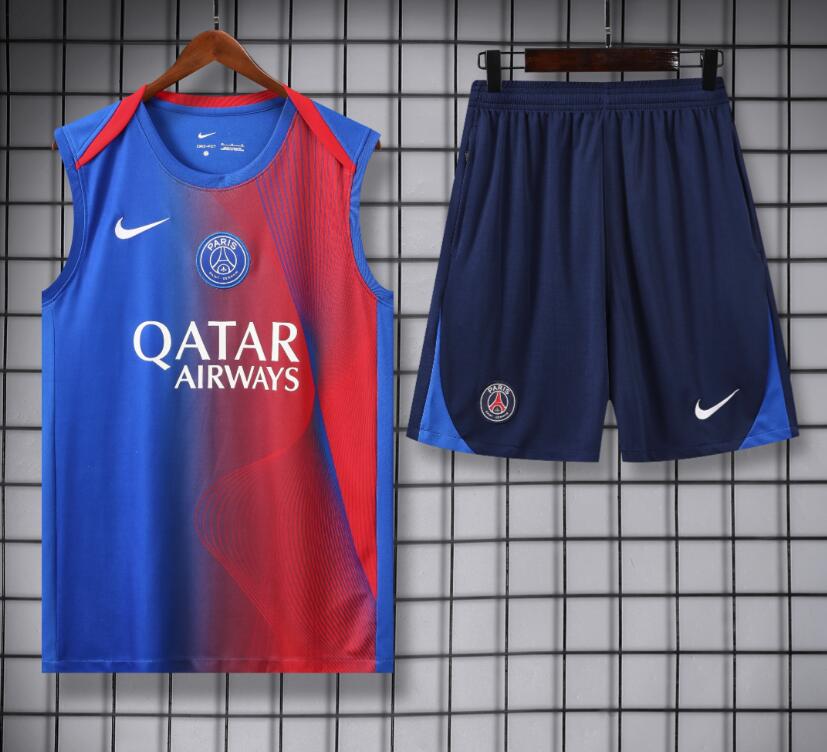 Conjunto Sin Mangas PSG Pre-Match 25/26 2 + pantalones cortos