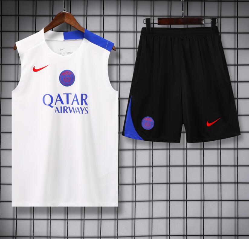 Conjunto Sin Mangas PSG Pre-Match 25/26 + pantalones cortos